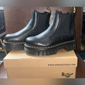 AUDRICK NAPPA LEATHER PLATFORM CHELSEA BOOTS